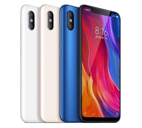 xiaomi mi 8 colors