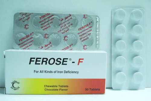 FEROSE F 30 CHEWABLE TAB