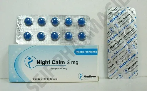 NIGHT CALM 3 MG 20 TABS. jpg