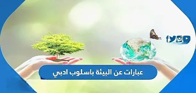 عبارات عن البيئة باسلوب ادبي مميز جدا jpg