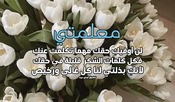 كلام للمعلمة المتميزة jpg