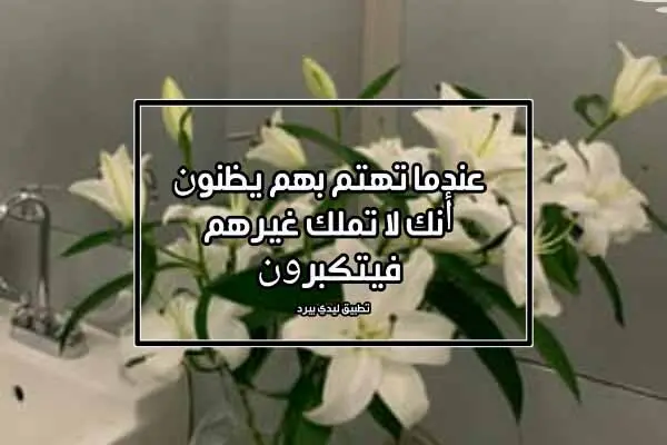 كلام لمن تغير عليك jpg